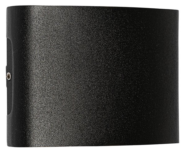 Kültéri fali lámpa fekete LED-del 4-lámpás IP54 - Silly