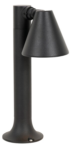 Modern kültéri oszlop lámpa fekete 30 cm IP44 állítható - Ciara
