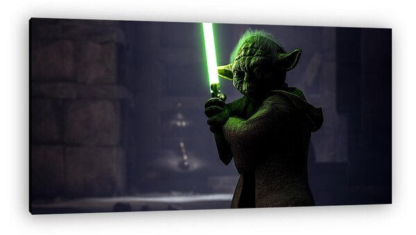 Star Wars: Battlefront II. - Yoda videójáték téma (vászonkép)