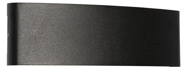 Kültéri fali lámpa fekete LED-del, 10-lámpás IP54 - Silly