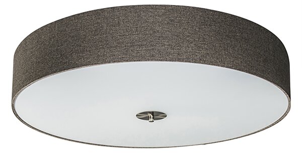 Okos mennyezeti lámpa taupe 70 cm 6 darab A60 WiFi izzóval - Drum Jute