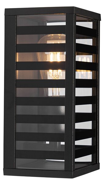 Modern kültéri fali lámpa fekete 26 cm IP44 - Reims