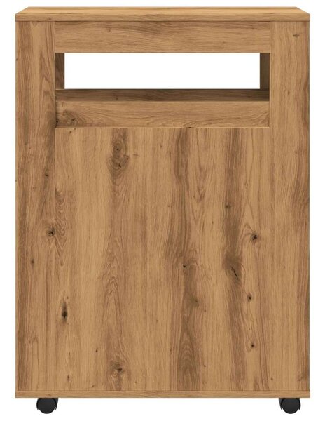 VidaXL Fürdőszobaszekrény - Fa - Keskeny - 65x23x90 cm