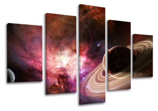 5 részes falfestmény UNIVERSE GA001E50
