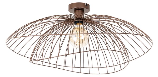 Design mennyezeti lámpa bronz 45 cm - Pua
