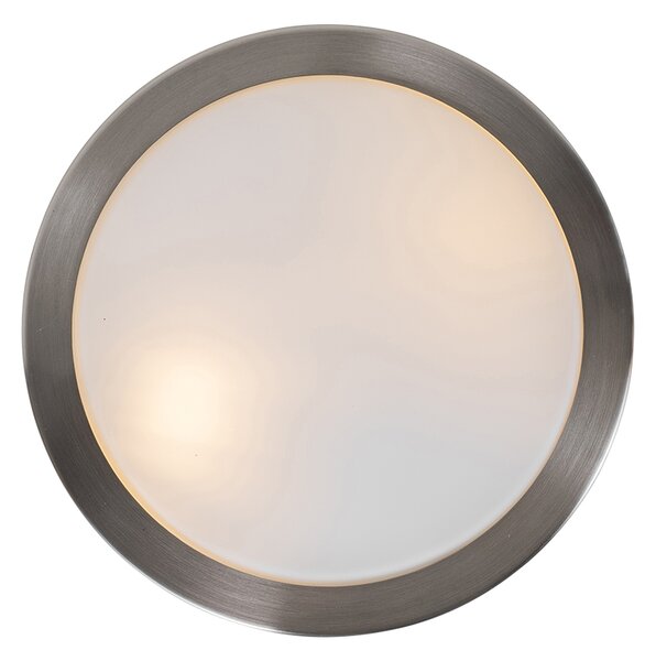 Modern kültéri mennyezeti lámpa acél 23 cm IP44 - Flavi