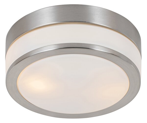 Modern kültéri mennyezeti lámpa acél 23 cm IP44 - Flavi