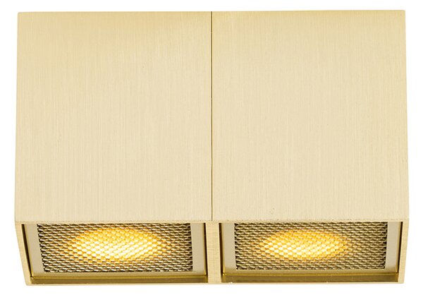 Design spotlámpa arany 2-lámpás - Qubo Honey