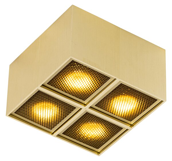 Design spotlámpa arany 4-lámpás - Qubo Honey