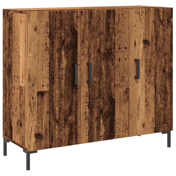 VidaXL Antik Fa Tálalószekrény - 3 Ajtós - 90x34x80 cm