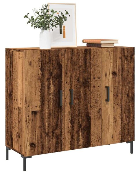 VidaXL Antik Fa Tálalószekrény - 3 Ajtós - 90x34x80 cm