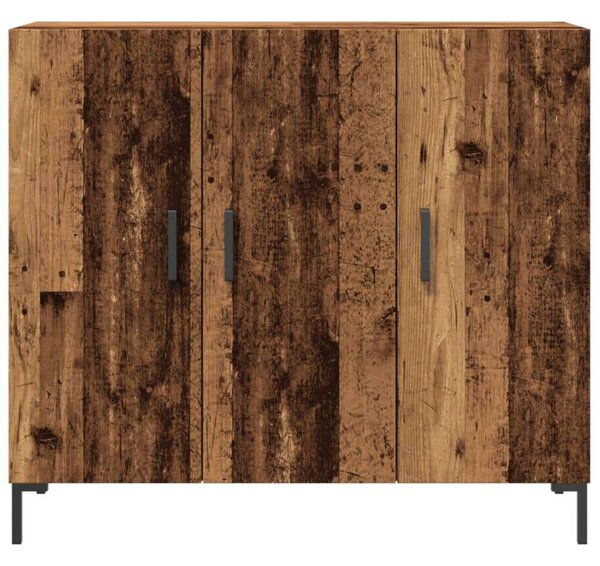 VidaXL Antik Fa Tálalószekrény - 3 Ajtós - 90x34x80 cm