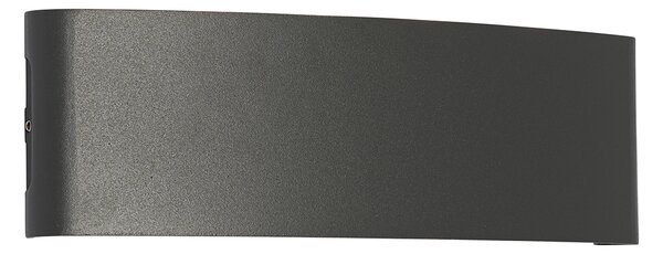 Kültéri fali lámpa sötétszürke LED-del 10-lámpás IP54 - Silly