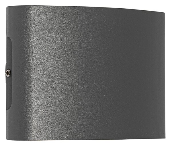 Kültéri fali lámpa sötétszürke, LED-del, 4-lámpás, IP54 - Silly