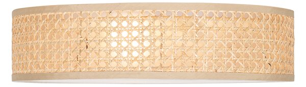Keleti mennyezeti lámpa rattan 40 cm 3-lámpás - Tromma