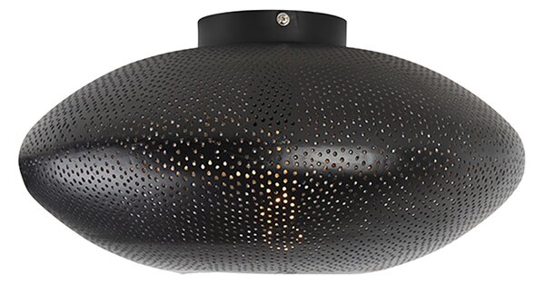 Okos mennyezeti lámpa fekete és arany 40 cm, Wi-Fi-vel G95 - Radiance
