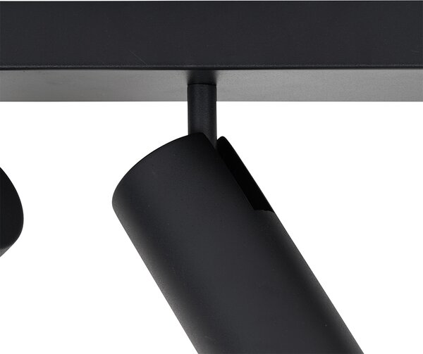 Okos mennyezeti spotlámpa fekete 2-lámpás állítható 2 Wifi GU10 50mm-rel - Renna