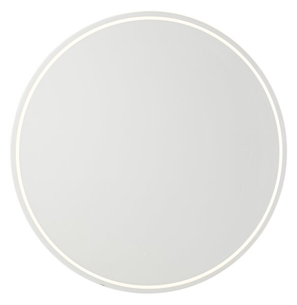Modern fürdőszobai tükör 80 cm LED-del és érintős dimmerrel - Sebas