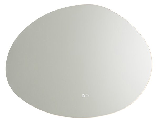 Fürdőszobai tükör 80 cm LED-del, 3 fokozatban dimmelhető érintővel - Biba