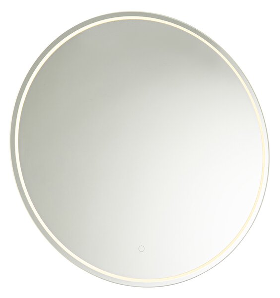 Modern fürdőszobai tükör 80 cm LED-del és érintős dimmerrel - Sebas