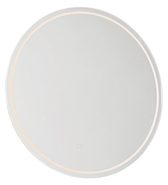 Modern fürdőszobai tükör 60 cm LED-del és érintős dimmerrel - Sebas
