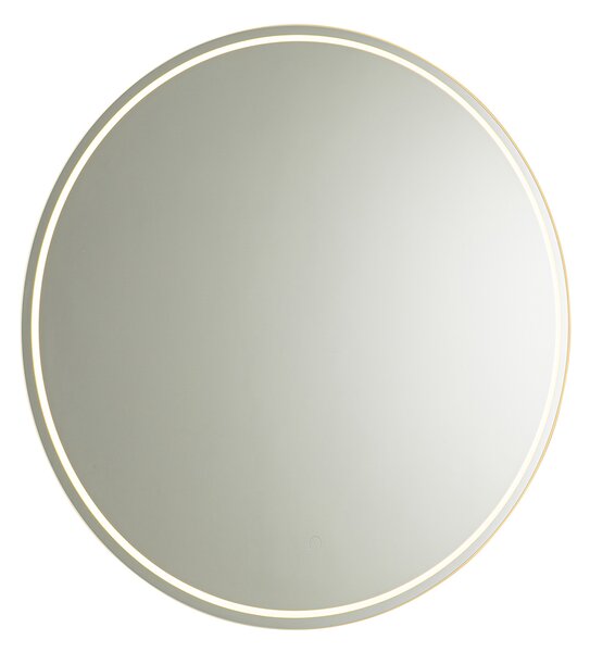 Modern fürdőszobai tükör 80 cm LED-del és érintős dimmerrel - Sebas