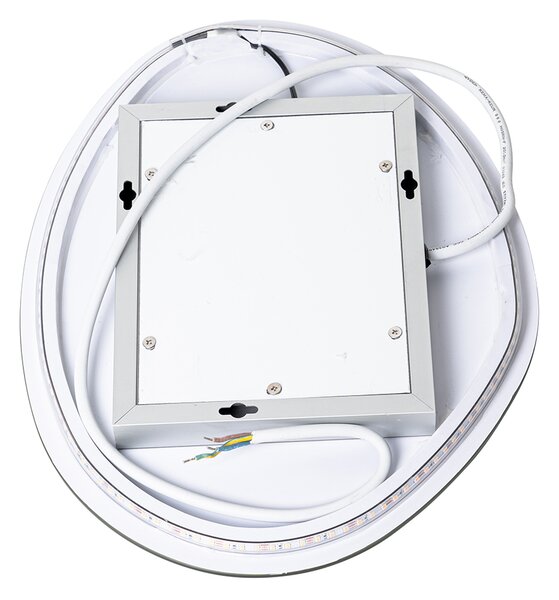Design fürdőszobai tükör 40 cm LED-del IP44 - Biba