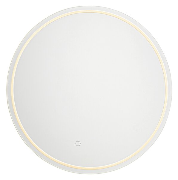 Modern fürdőszobai tükör 60 cm LED-del és érintős dimmerrel - Sebas