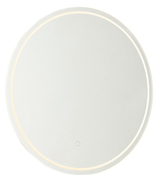 Modern fürdőszobai tükör 60 cm LED-del és érintős dimmerrel - Sebas