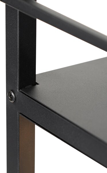 Okos ipari állólámpa fekete, WiFi-vel, G95 - Cage Rack