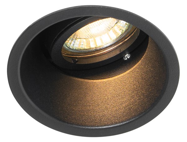 Okos beépített reflektor fekete állítható, Wi-Fi-vel, GU10 - Alloy