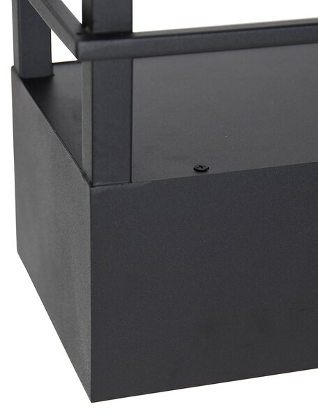 Okos lógólámpa fekete polccal, 4 Wi-Fi GU10 - Cage Rack