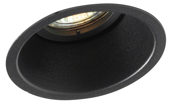 Okos beépített reflektor fekete állítható, Wi-Fi-vel, GU10 - Alloy