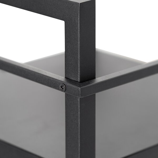 Okos ipari állólámpa fekete, WiFi-vel, G95 - Cage Rack