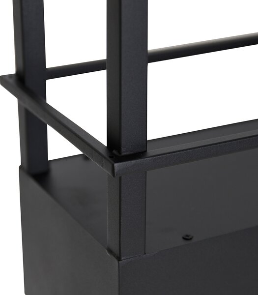 Okos lógólámpa fekete polccal, 4 Wi-Fi GU10 - Cage Rack