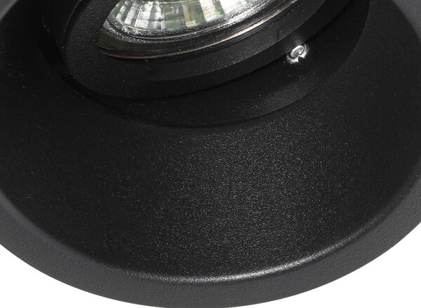 Okos beépített reflektor fekete állítható, Wi-Fi-vel, GU10 - Alloy