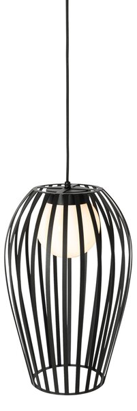Design lógólámpa fekete opállal - Angela