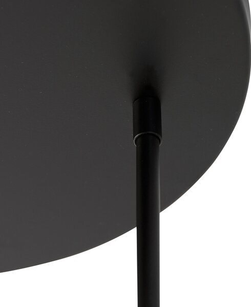 Okos mennyezeti lámpa fekete, 3 db Wifi G95 izzóval - Facil