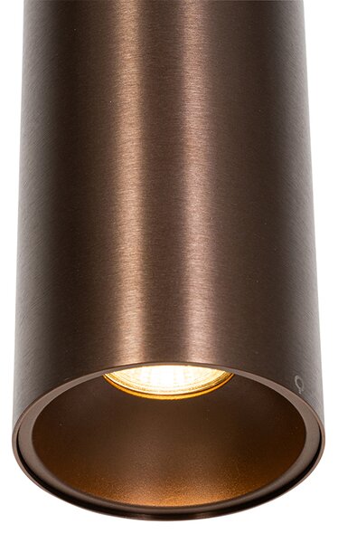Design lógólámpa sötét bronz - Tubo