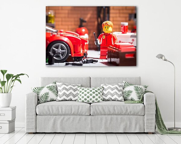 LEGO Racer - Ferrari garázs (vászonkép)