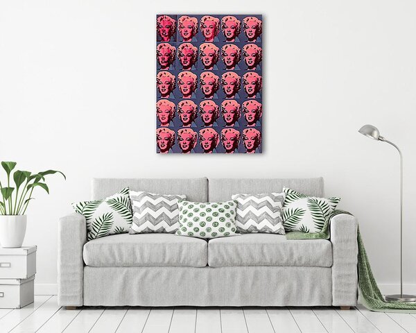 Pop art - Pink Marilyn (vászonkép)