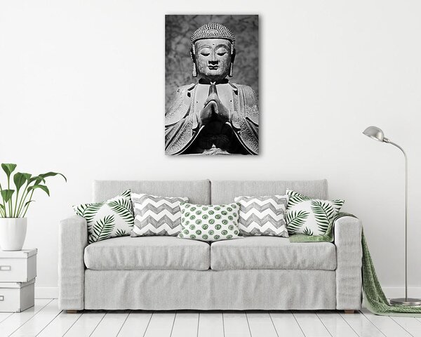 Buddha szobor, India (vászonkép)