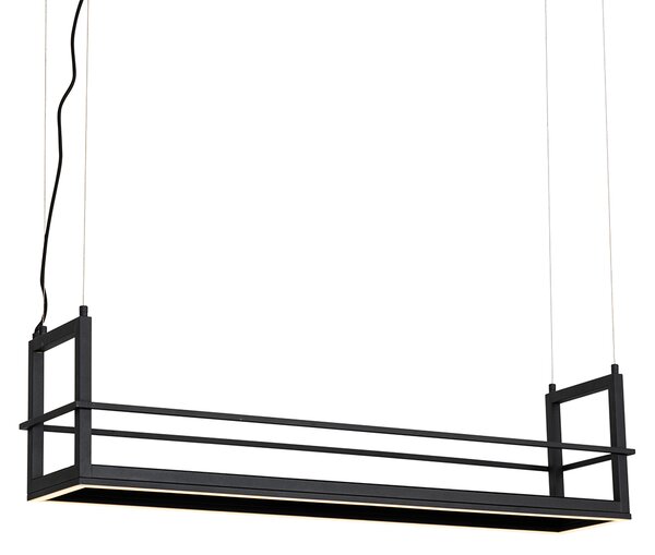 Függőlámpa fekete polccal, beépített LED-del, 3 fokozatban szabályozható - Cage Rack