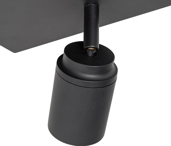 Okos fürdőszoba spotlámpa fekete négyzet alakú IP44 3 Wifi GU10 - Ducha