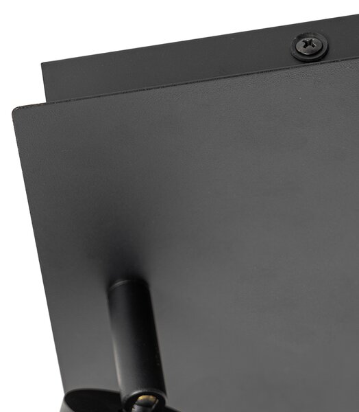 Okos fürdőszoba spotlámpa fekete négyzet alakú IP44, 2 db Wifi GU10-es izzóval - Ducha