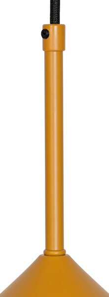 Dizájn lógólámpa sárga - Triangolo