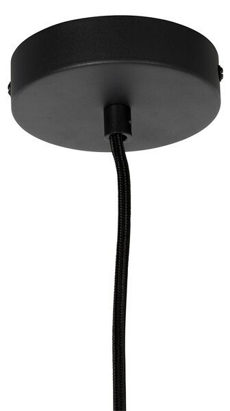 Retro lógólámpa fekete átlátszó üveggel 20 cm - Eclipse