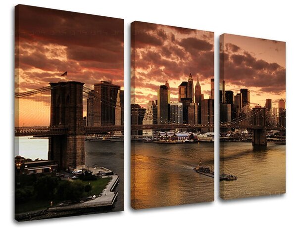 Falikép 3 részes VÁROS ME005E30