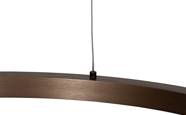 Függőlámpa bronz 60 cm LED-del, 3 fokozatban dimmelhető - Girello