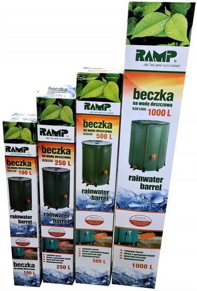 RAMP Esővízgyűjtő Tartály - Összecsukható - 500 Liter